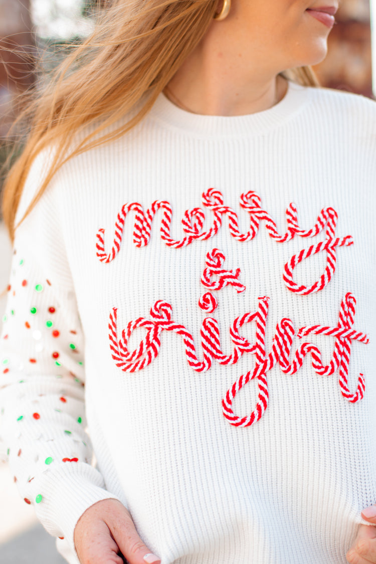 Merry & Bright Sequin Sweater