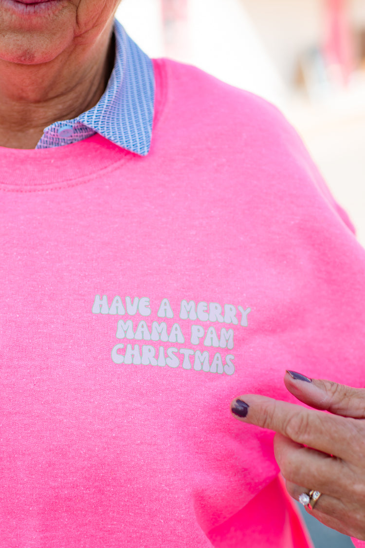 Mama Pam Christmas Sweatshirt