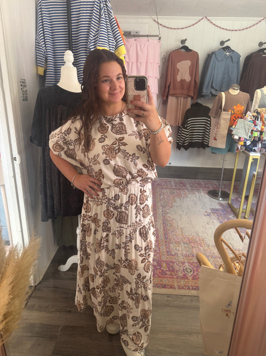 Floral Skirt Set
