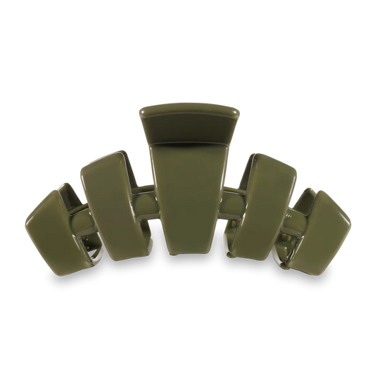 Teleties Classic Olive Large Hair Clip