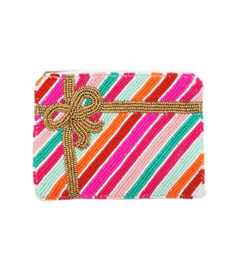 Ribbon On Gift Coin Pouch
