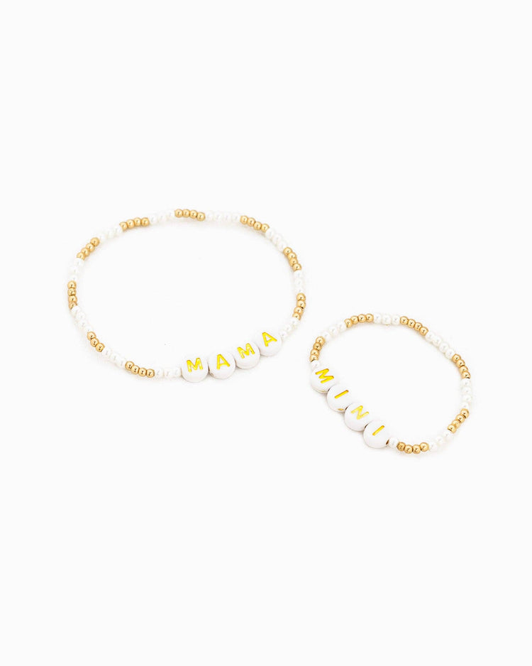 Mama & Mini Gold Bracelet Set