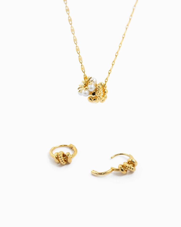 Rope Rondelle Link Hoops