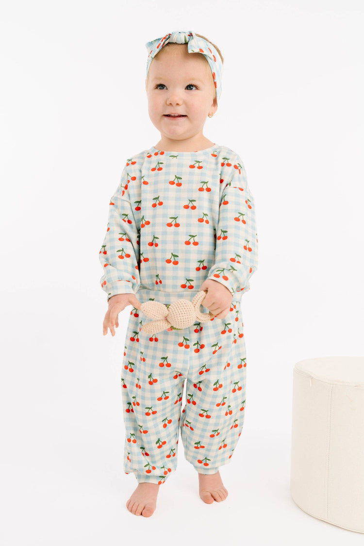 PRE-ORDER ETA 2/23 Cherry Picnic Sweatsuit