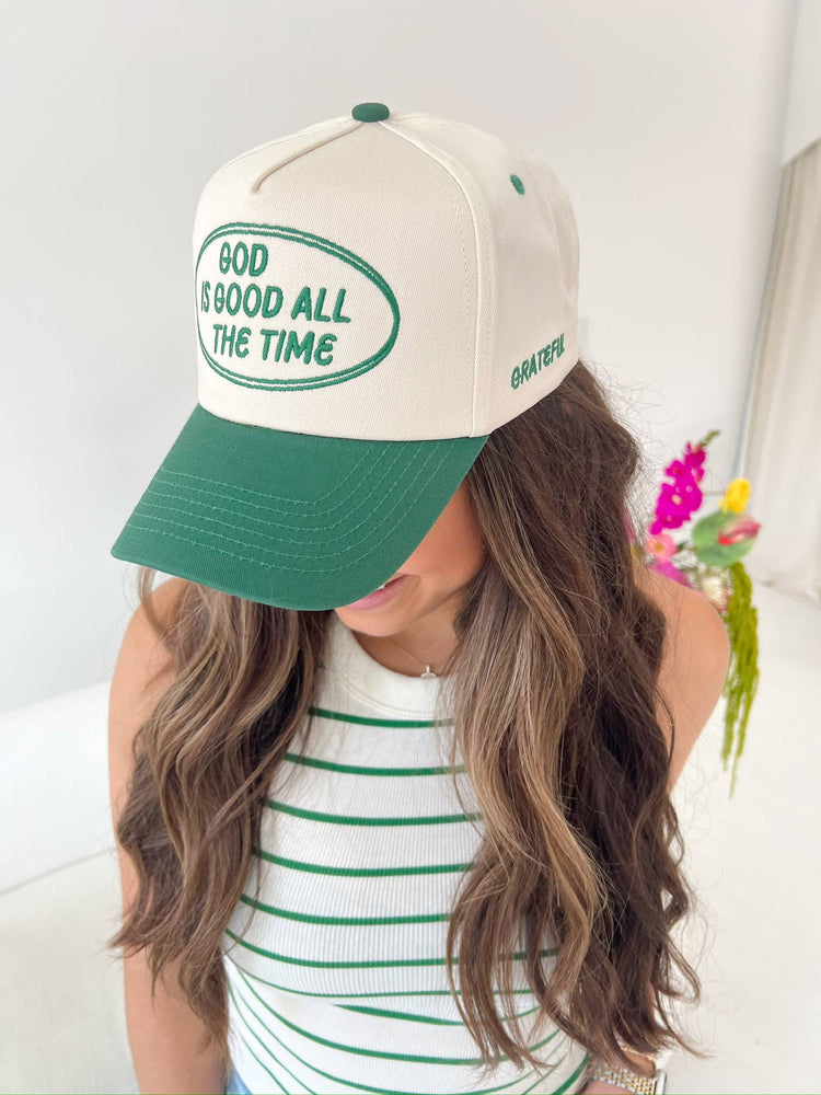 God is Good Green Trucker Hat