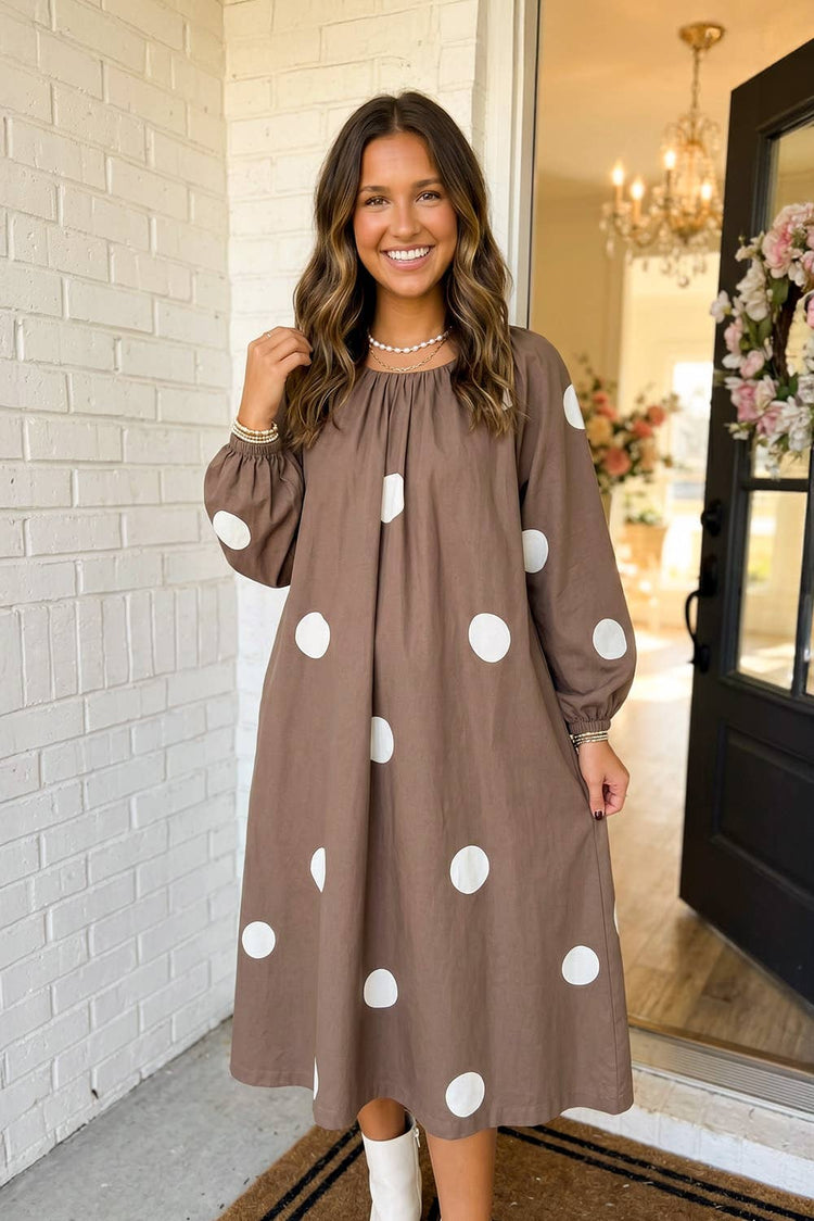 Pretty in Polka Dots Midi Dress PRE-ORDER