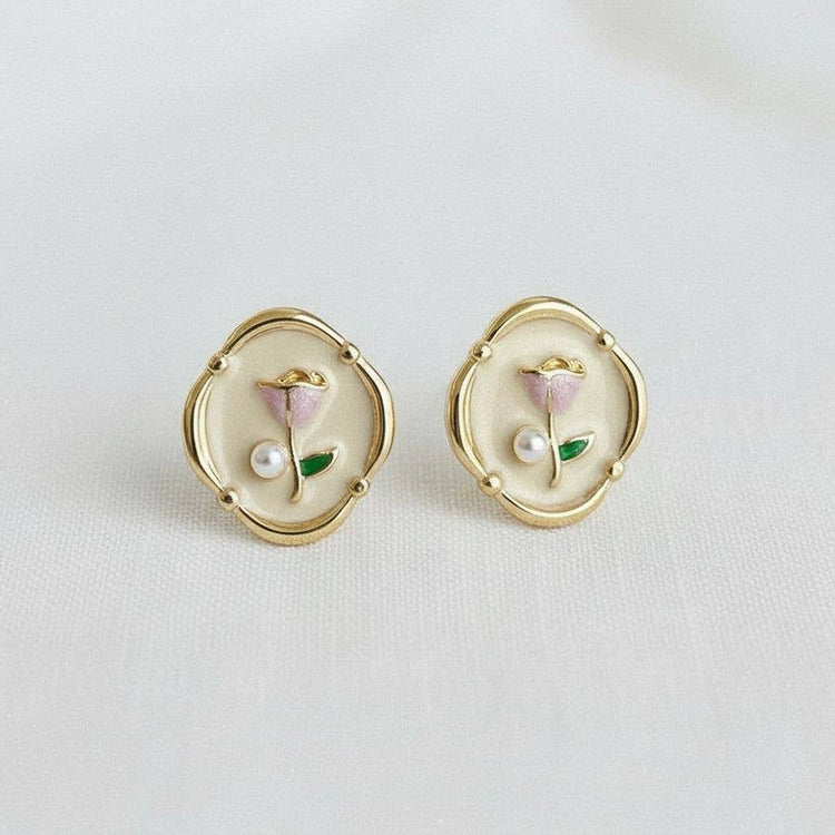 1/14 PRE-ORDER Artistic Floral Drop Earrings