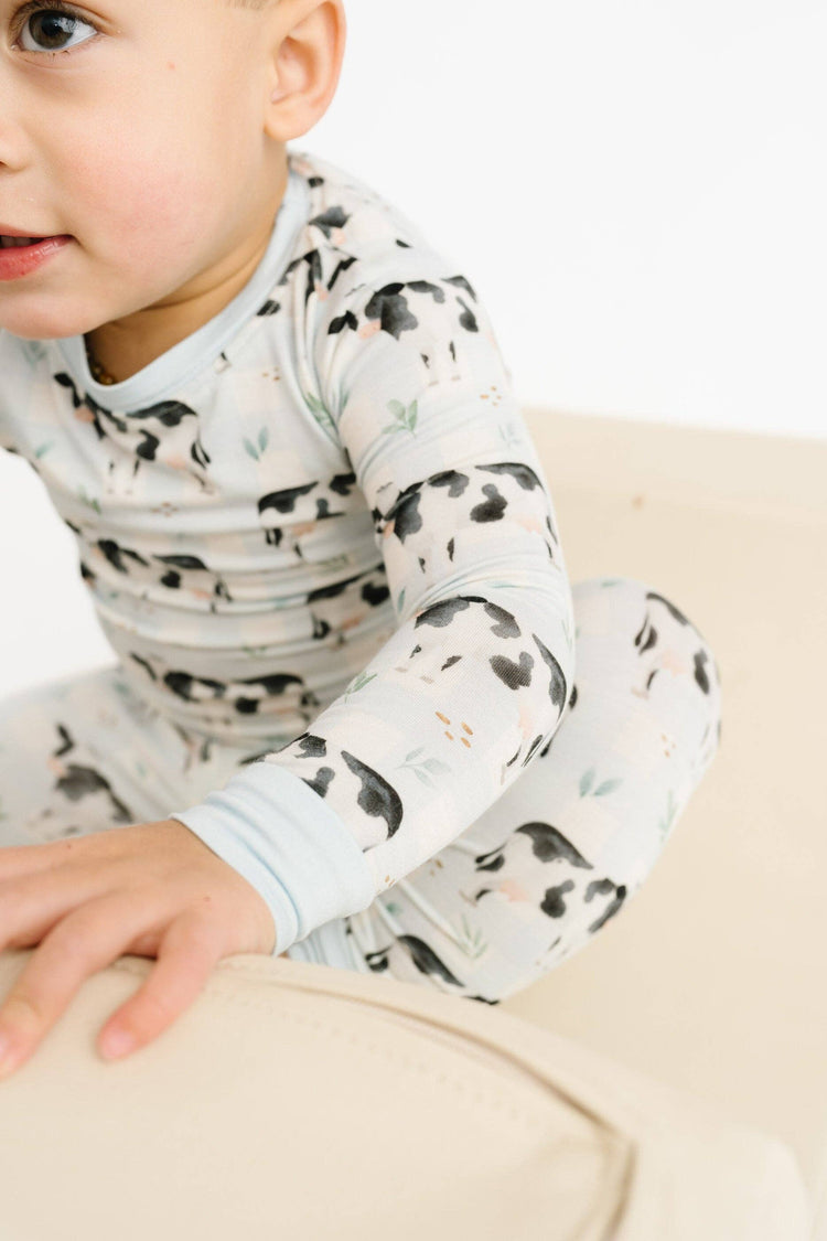 Dairy Cow Bamboo Set ONE 12-18M LEFT