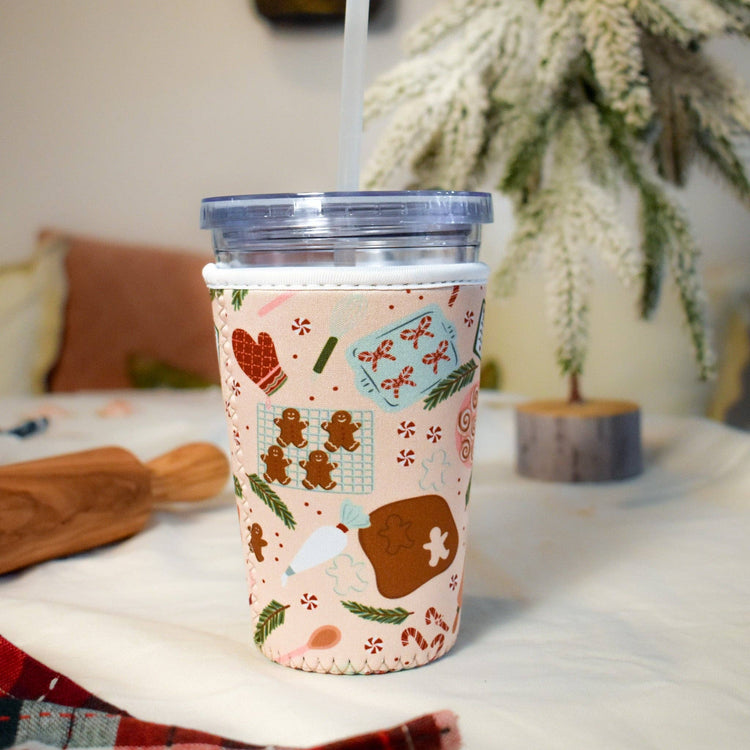 PRE-ORDER 11/10 ETA Holiday Baking Reusable Coffee Sleeve: Medium (20-24oz)