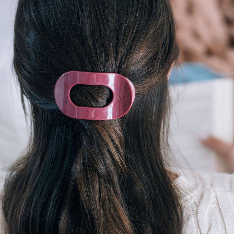 Teleties Small Flat Round Hair Clip Wild Side
