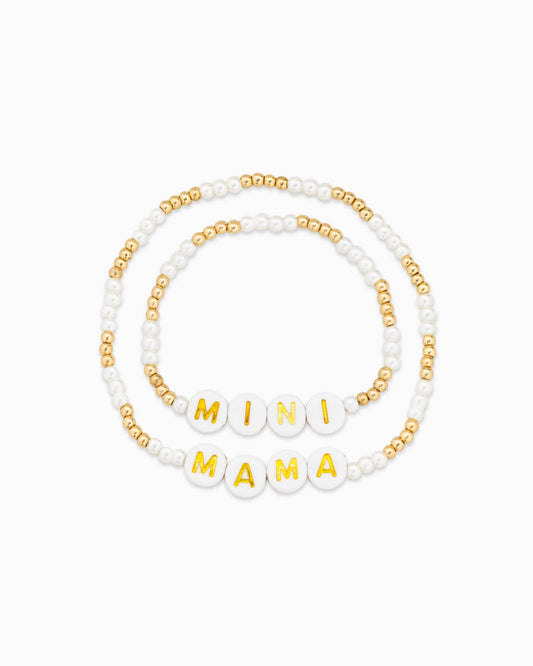 Mama & Mini Gold Bracelet Set