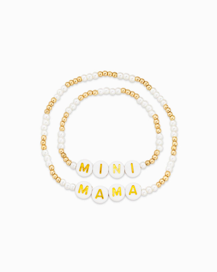 Mama & Mini Gold Bracelet Set