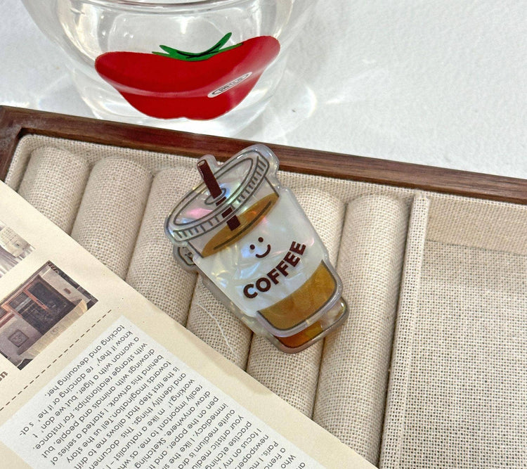 Fun Coffee Hair Clip PRE-ORDER
