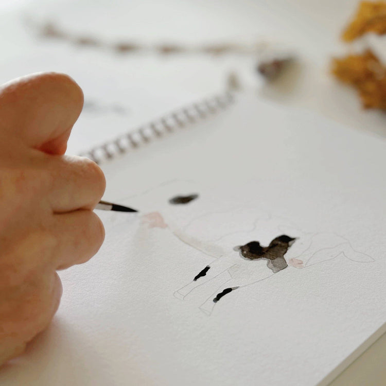 PRE-ORDER 11/21 ETA  Farm watercolor workbook