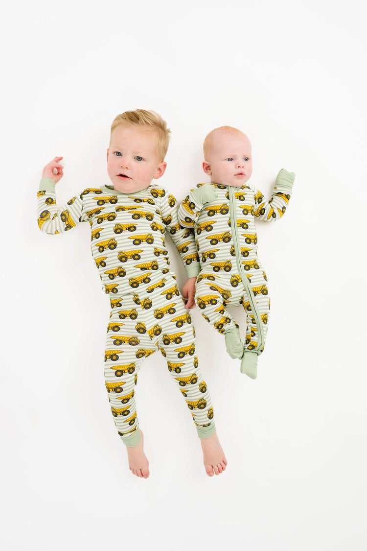 PRE-ORDER ETA 2/23 Dump Trucks Bamboo Set