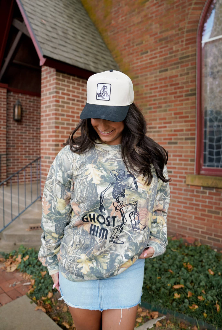 Ghost Him Trucker Hat