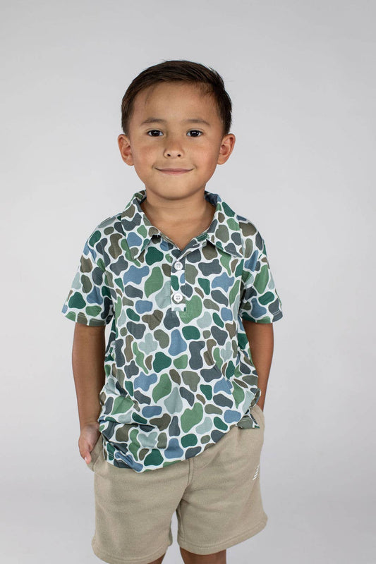 Pebble Camo Polo Shirt