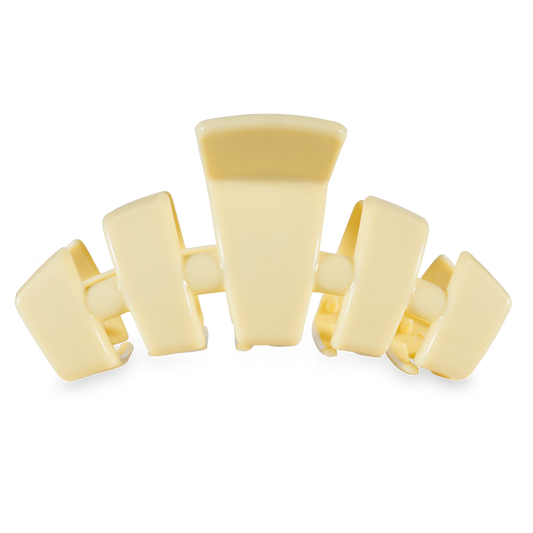 Teleties Large Classic Hair Clip Butter Yellow