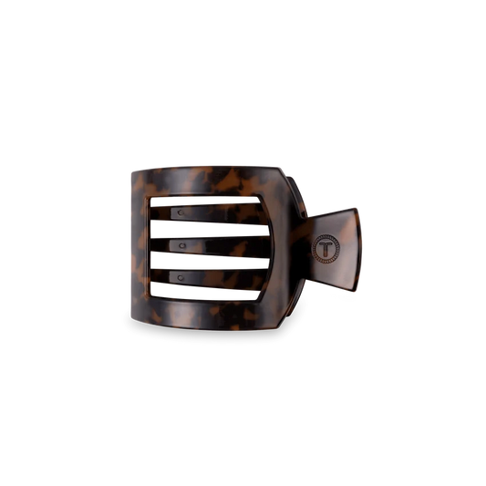 Tortoise Small Flat Square Clip ONE LEFT